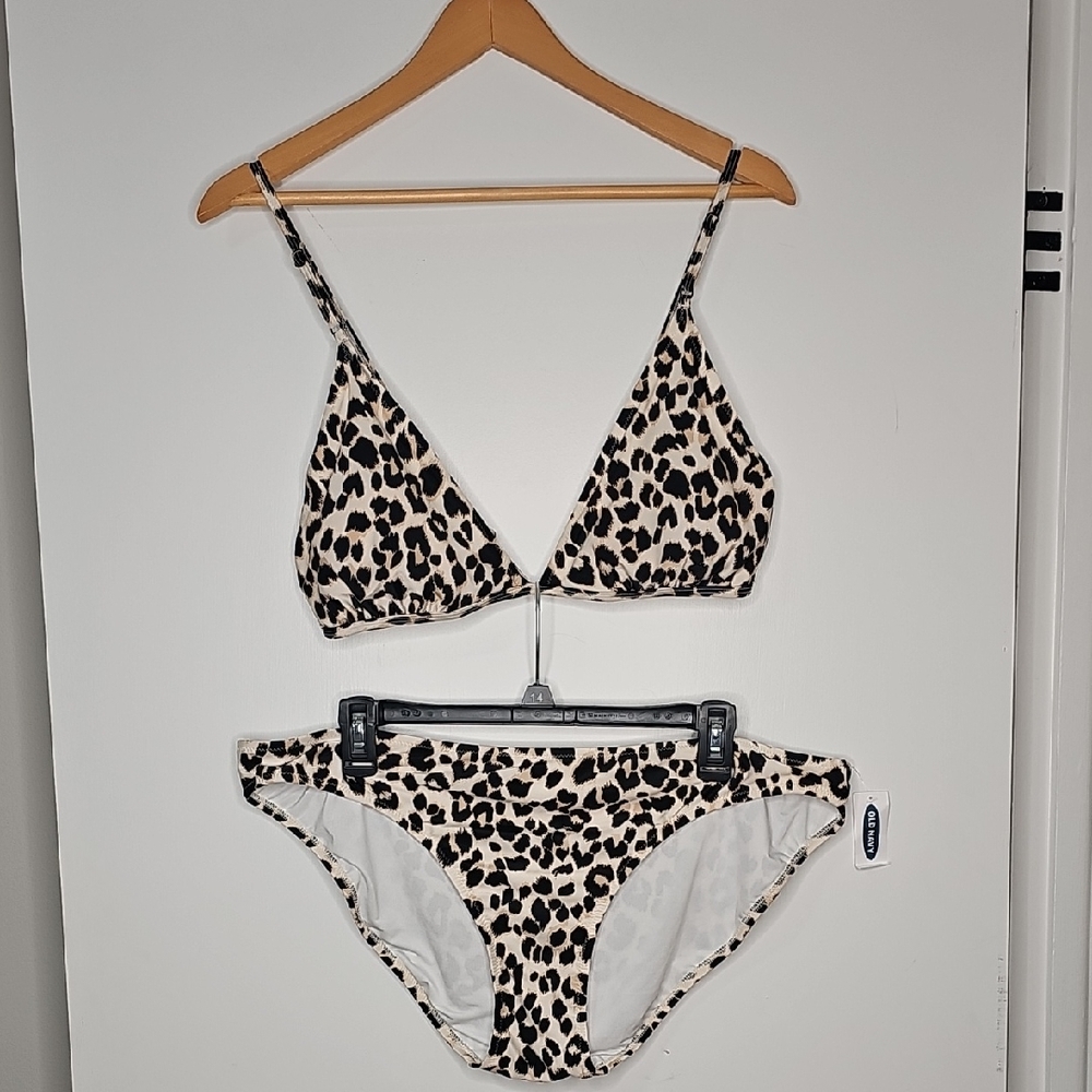 Old Navy Animal Print Bikini Set